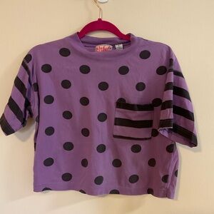 Vintage Purple Crop Top